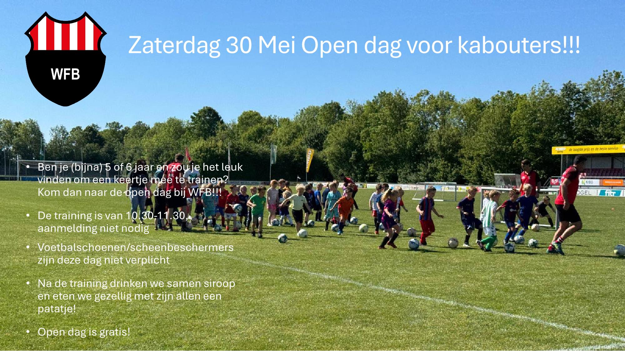Zaterdag 30 mei open dag voor kabouters