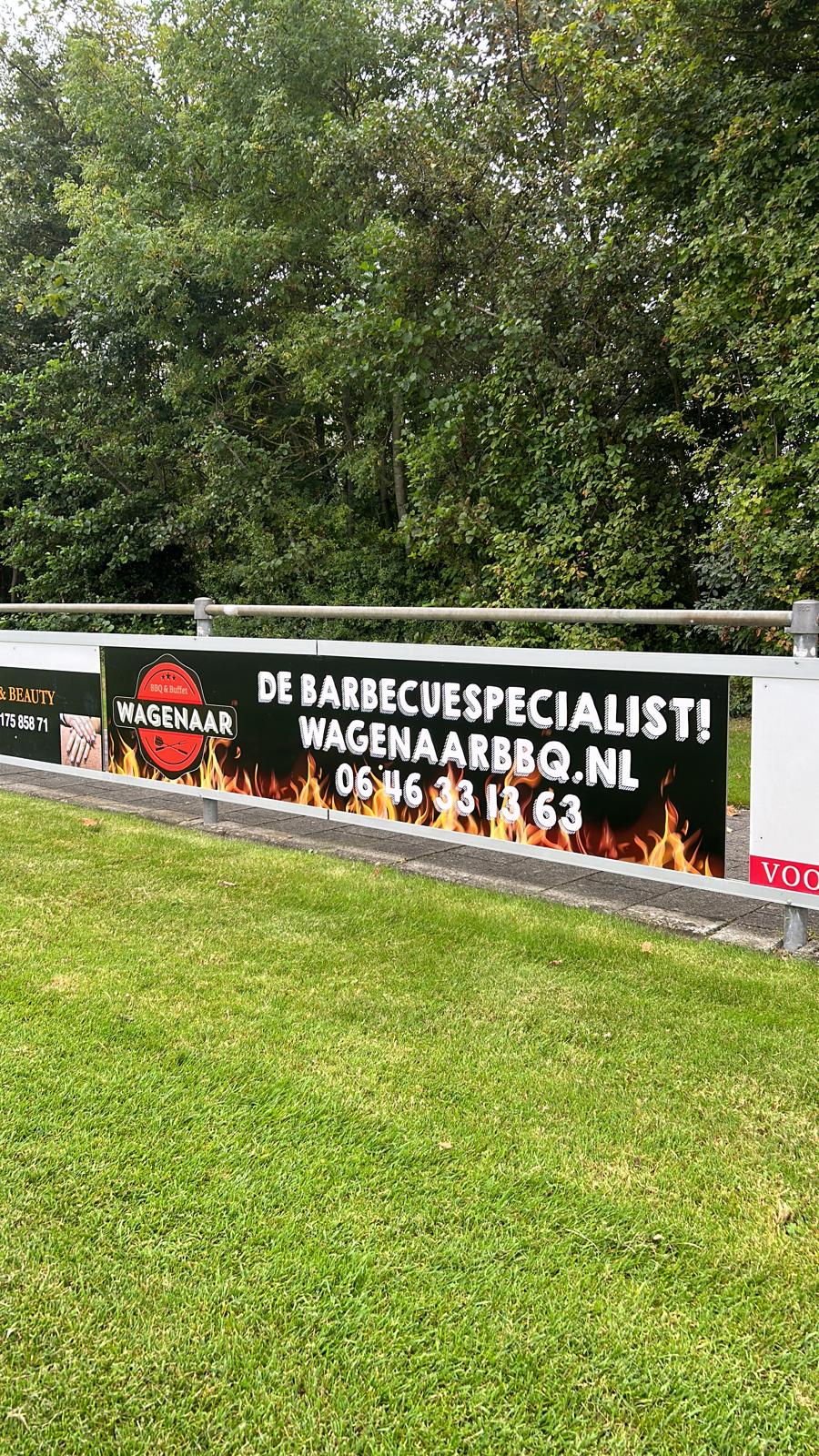 Nieuwe bordsponsor: Wagenaar BBQ