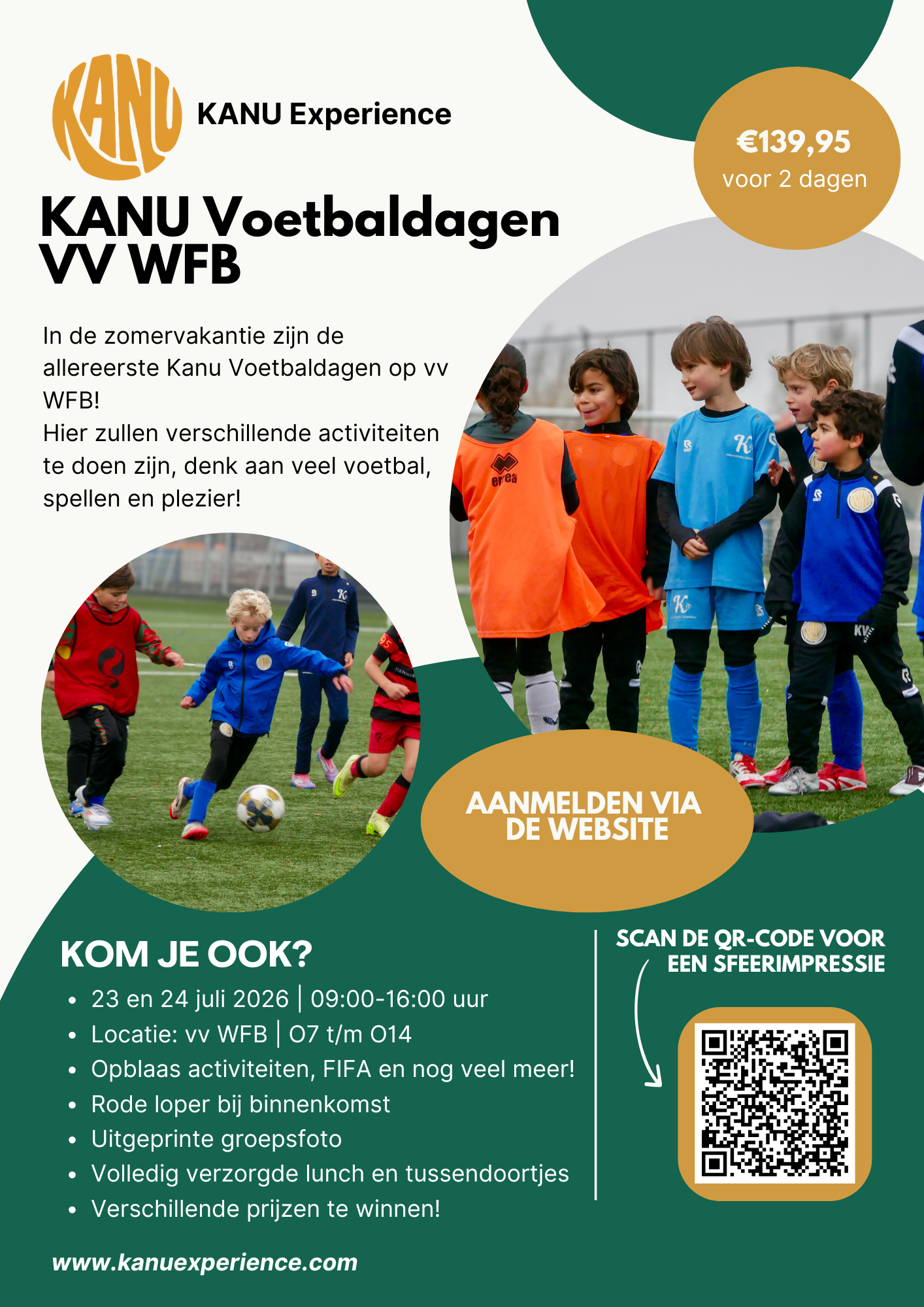 Kanu voetbaldagen bij WFB