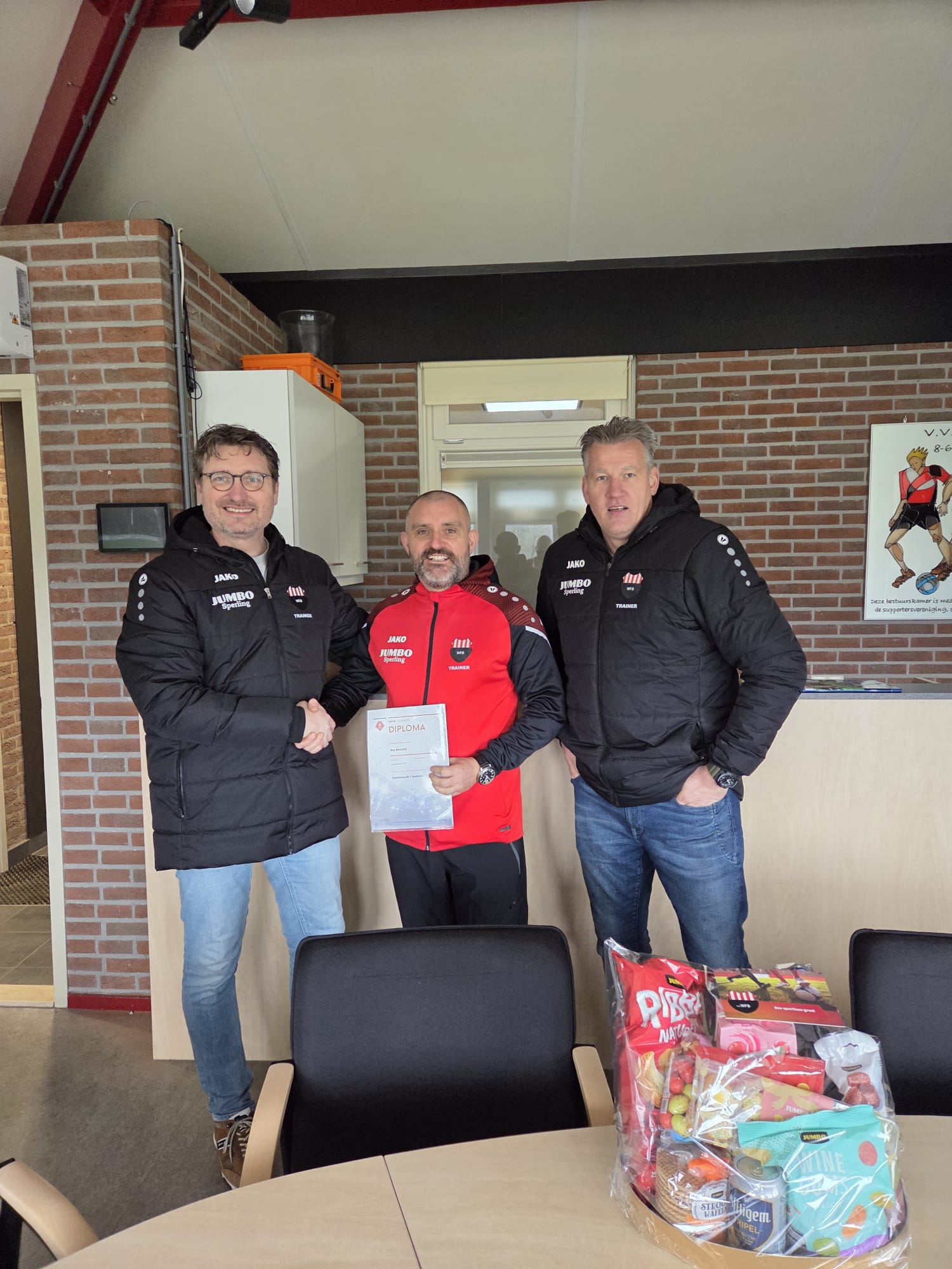 Roy Noordzij behaalt trainersdiploma