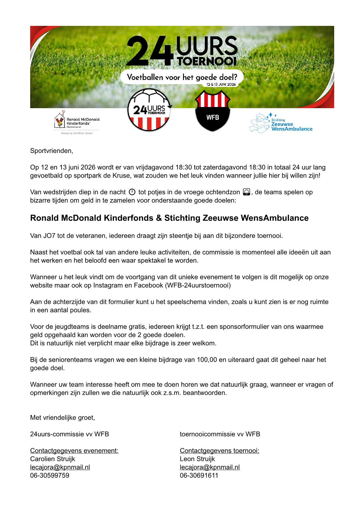 Update 24uurstoernooi WFB!