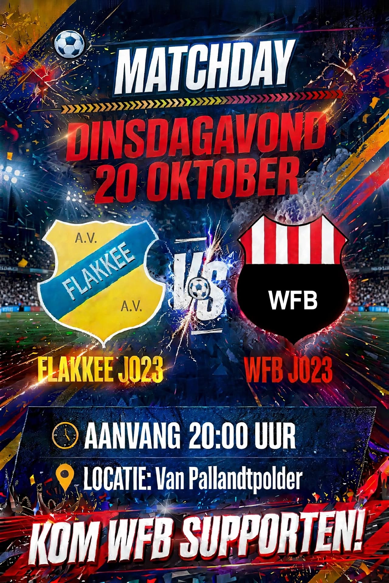Vanavond Flakkee O23 - WFB O23